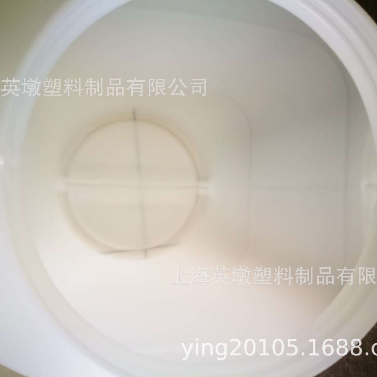50L本色方桶白色塑料桶化工桶开口桶耐酸碱水桶