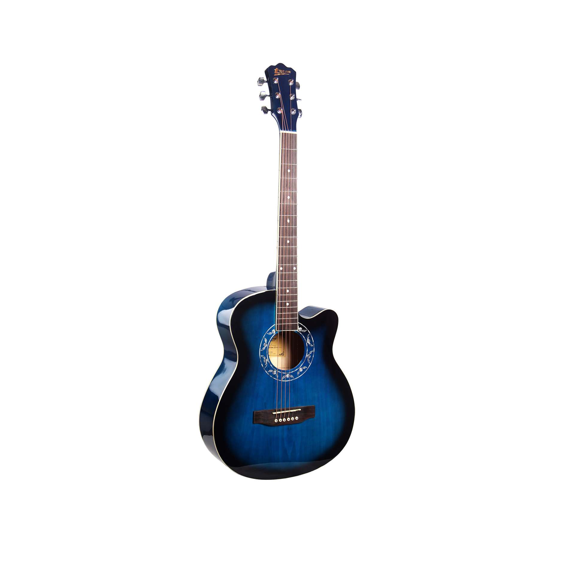 生产厂家电箱木吉他初学琴39寸椴木吉他彩色亮光民谣乐器 guitar