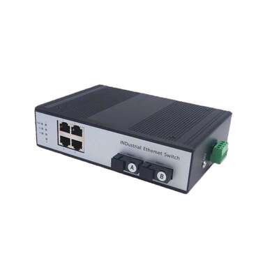 HoYE-2210G工业交换机2光8电全千兆10口一纤通一纤环通环网