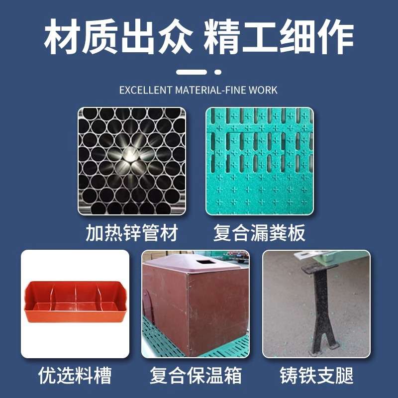 母猪产保一体双体单体产床保育一体两用复合粪板加厚分娩母猪定位