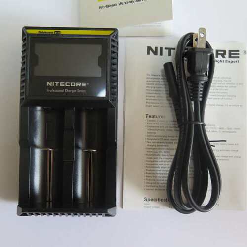 奈特科尔18650 18350电池NITECORE I2 D2 I4 D4充电器