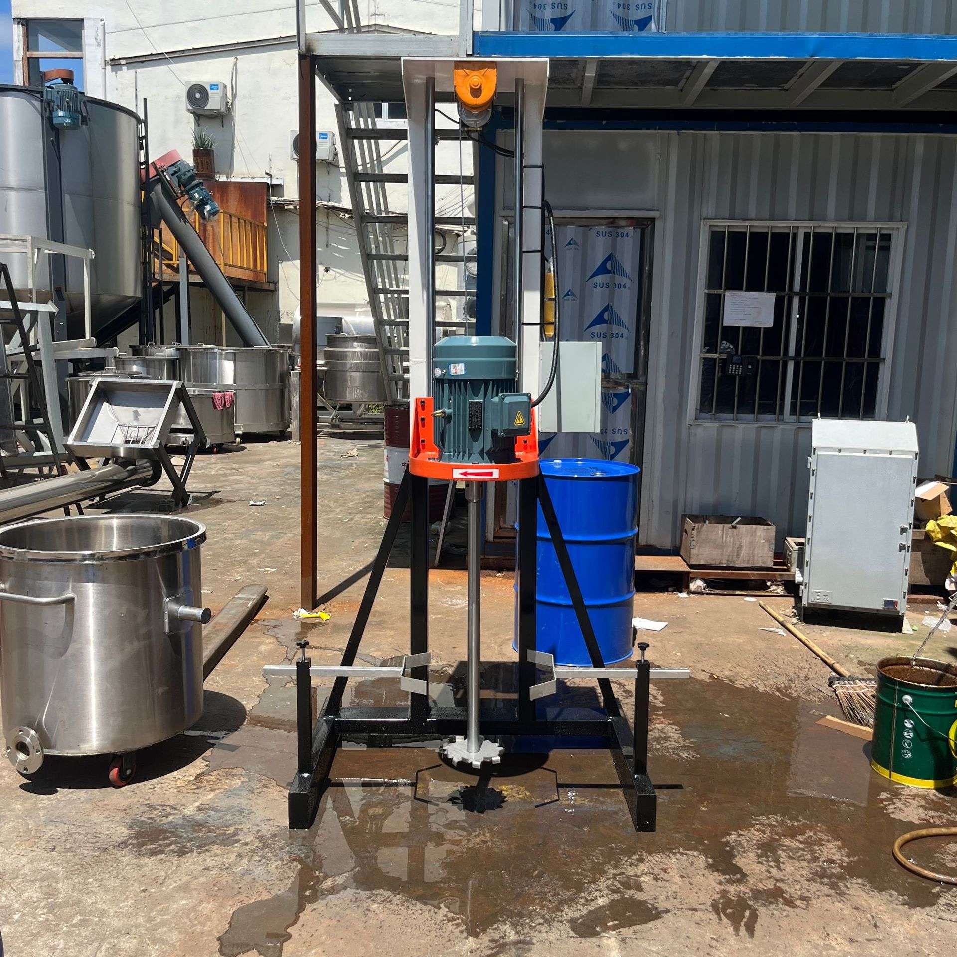 工业型分散机 水性颜料 水性涂料搅拌机升降分散机移动分散机