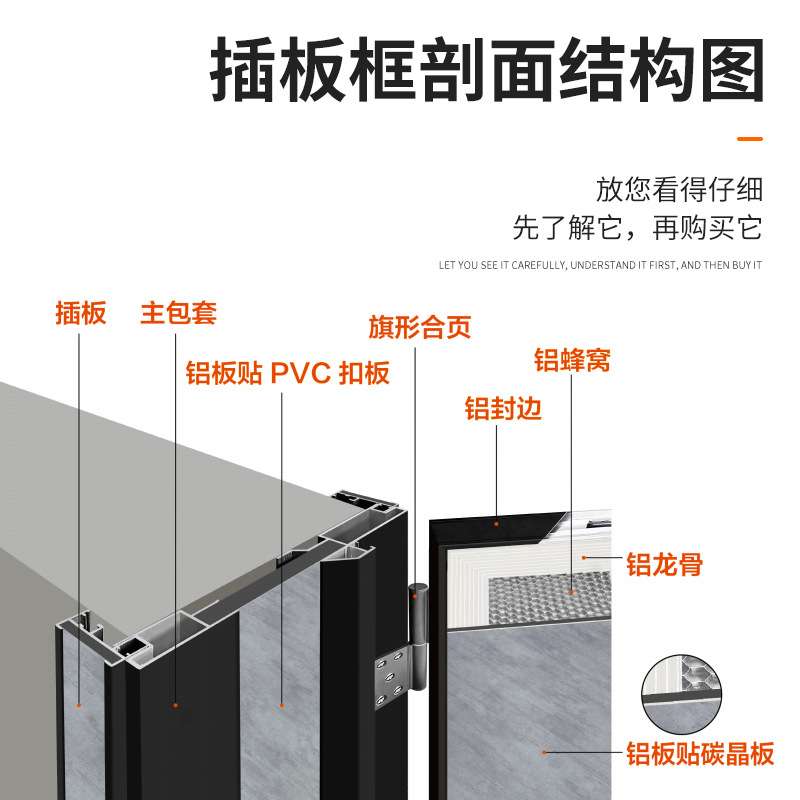 书房简约隔音套装铝木门卧室厕所免漆实木复合防盗静音铝木门