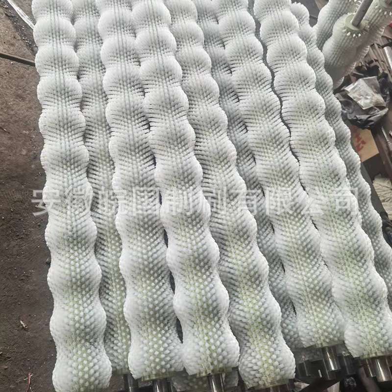 萝卜土豆清洗去皮机毛刷辊 抛光异型毛刷波浪形尼龙丝毛刷辊清洁