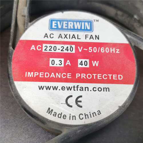 EVERWIN 220-240V 0.3A 40W 17251 17CM轴流风机机柜散热风扇