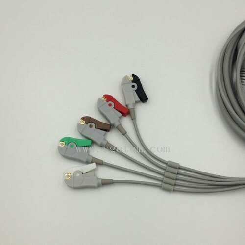 适用T5 T6 T8 IPM10 9800 IMEC10一体5导联夹式 12针导联线