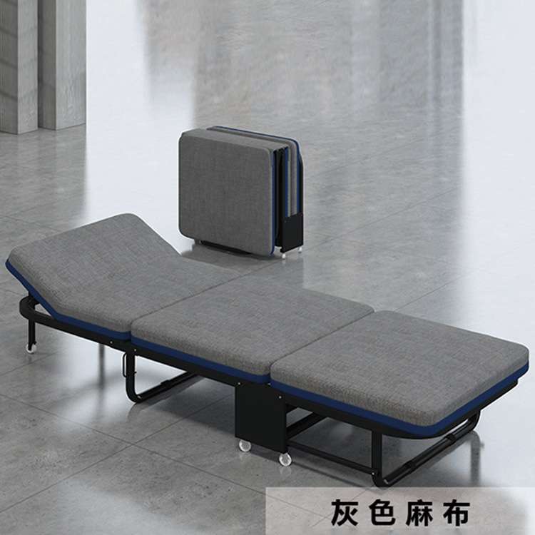 折叠床单人床午休床办公室午睡沙发床家用三折简易便携陪护床