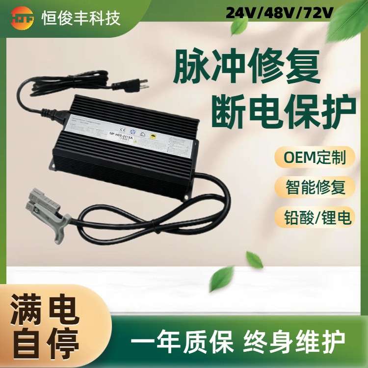 12V30A铅酸电池智能充电机电动三轮车充电器洗地机充电机厂家