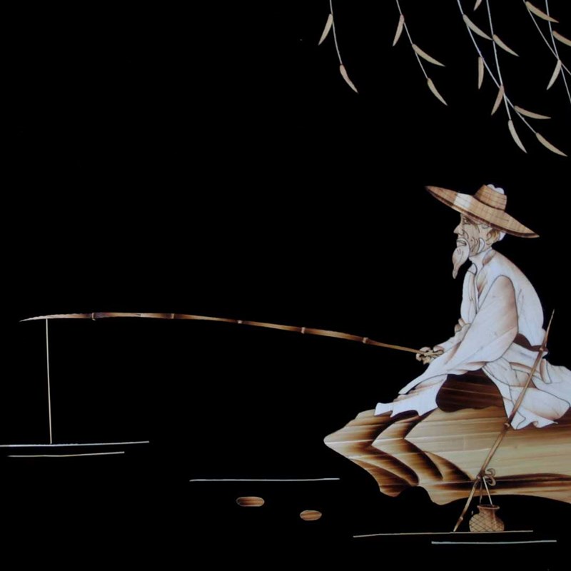 雄安伴手礼 芦苇工艺画 白洋淀旅游纪念纯手工制作装饰画成品带框