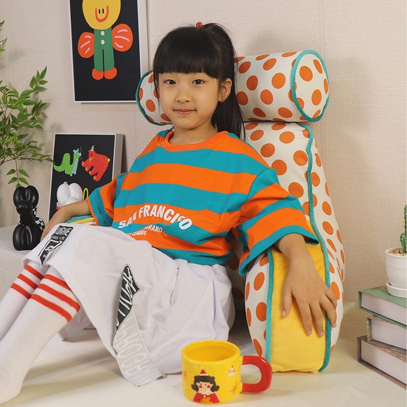 儿童床头靠垫床上大靠枕软包沙发飘窗台孕妇护腰护颈加高学生靠垫