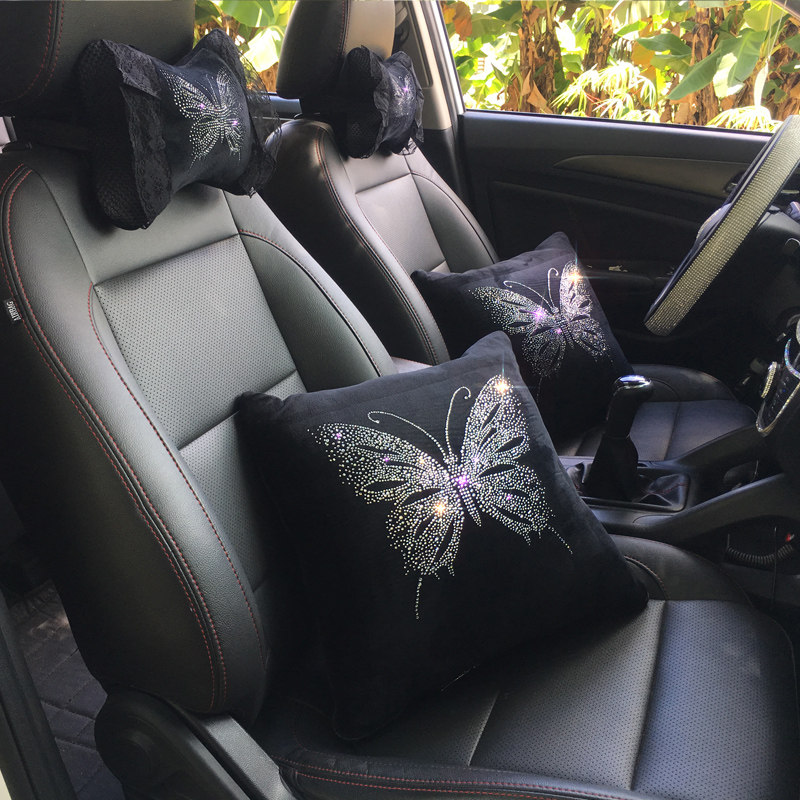 汽车抱枕被子两用车载天鹅毛绒冬季保暖车用多功能空调被腰靠垫女