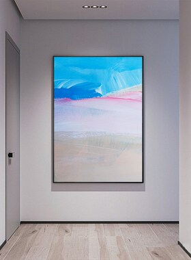定制简约抽象酒店餐厅背景墙壁画客厅沙发装饰画玄关走廊挂画油画