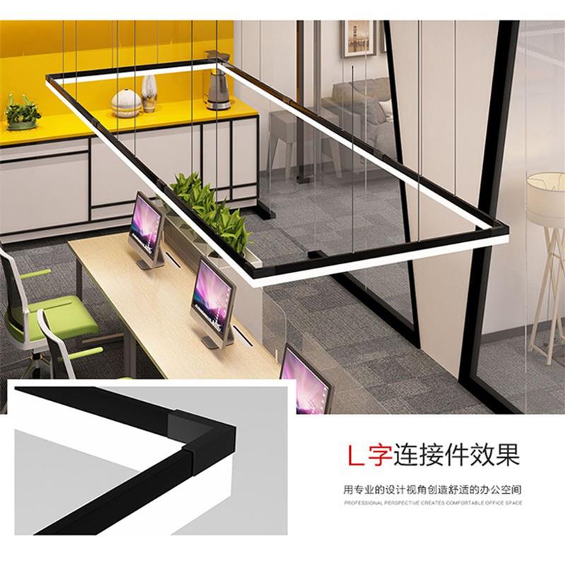 长条灯led超亮办公室吊灯极简创意拼接写字楼工作室亚克力条形灯