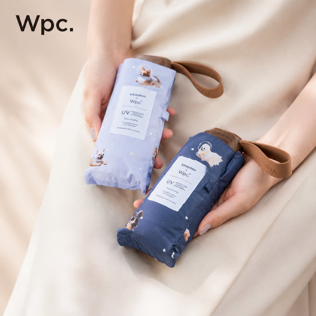 wpc太阳伞防晒小巧便携五折伞图片