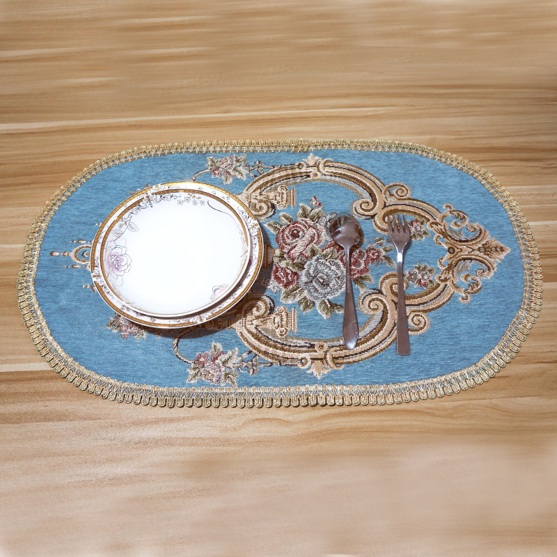 欧式餐垫布艺西餐垫布防滑杯垫盘垫餐桌碗碟垫家用用餐垫菜盘垫