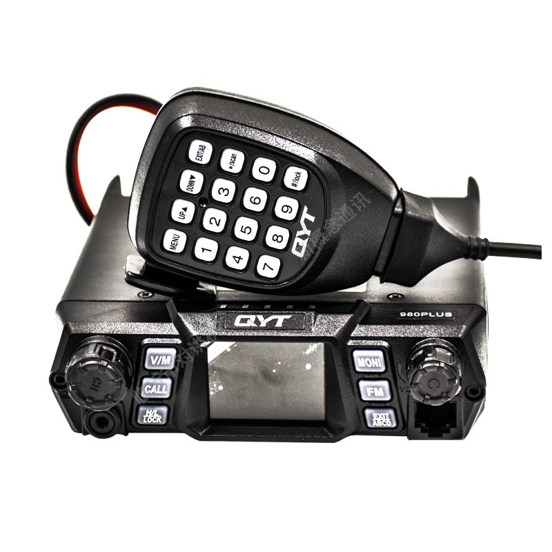 泉益通QYT-980PLUS车载电台对讲机电台UV双段四守车载台50W电台