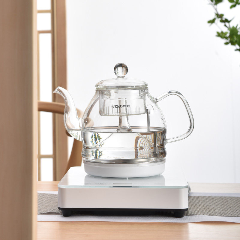新功W19 煮茶器玻璃壶盖喷淋内胆蒸茶壶电热烧水壶单盖子原厂配件