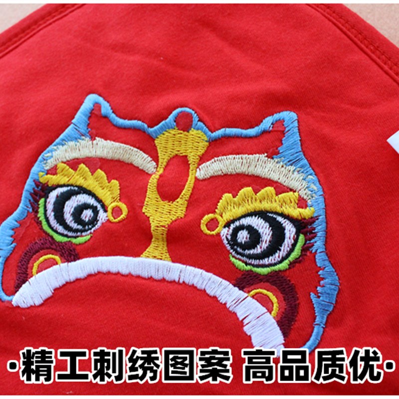 棉花包被可水洗新生儿秋冬抱被产房初生用品婴幼儿大红抱被