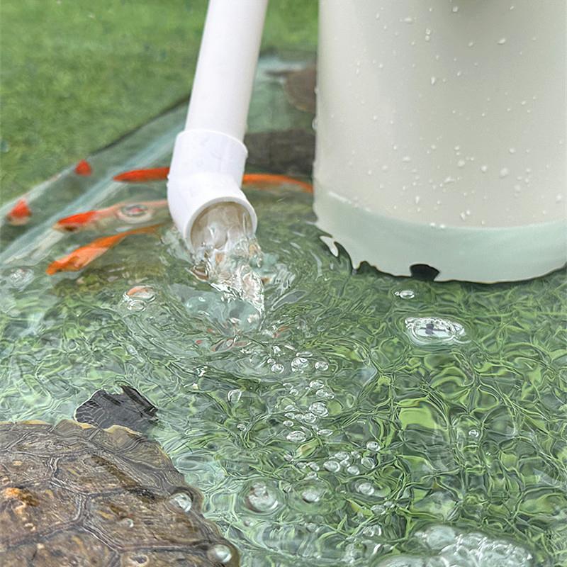 乌龟过滤桶低水位冲浪吸便龟池家用免换水专用三合一内置净水设备图片