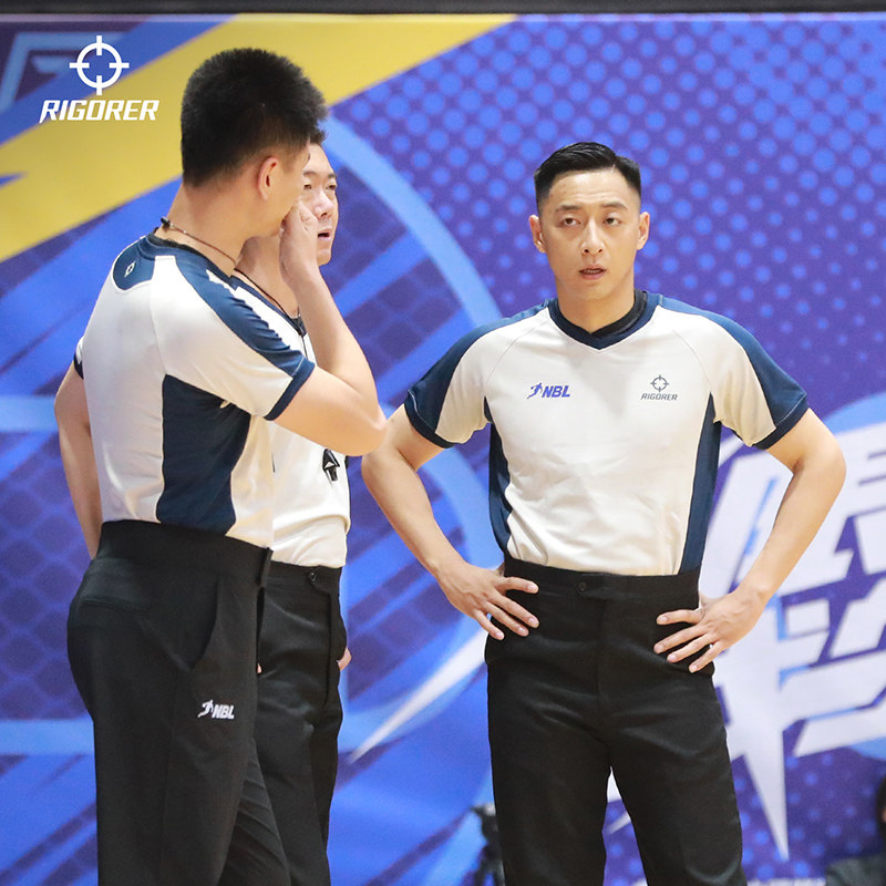 【NBL同款】【CBDL联赛同款】准者V领裁判服篮球吸湿排汗舒适