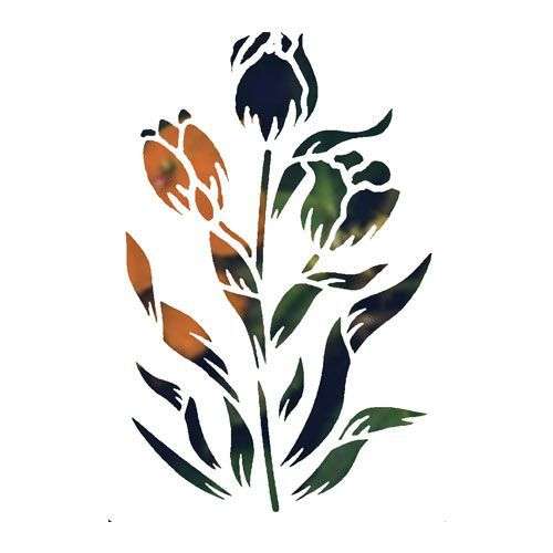 花草绘画镂空图案手抄报花朵画板儿童画画工具幼儿园模板手工模具