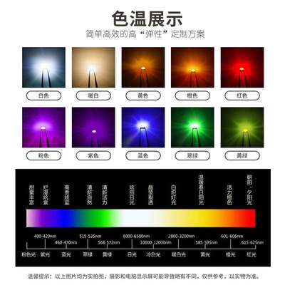 3528幻彩内置IC 可编程单点单控led灯珠 WS2812B 3528幻彩拾音灯