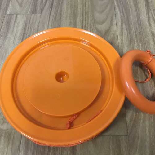 安航救生飞盘AHF-I 手抛式水上救生抛绳飞盘 救生飞饼东台厂家