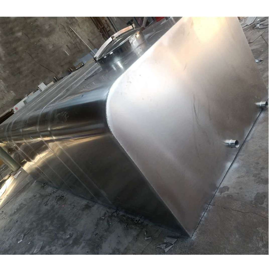 厂家 供应方形圆形不锈钢车载水箱蓄水箱移动水箱水罐油箱油罐