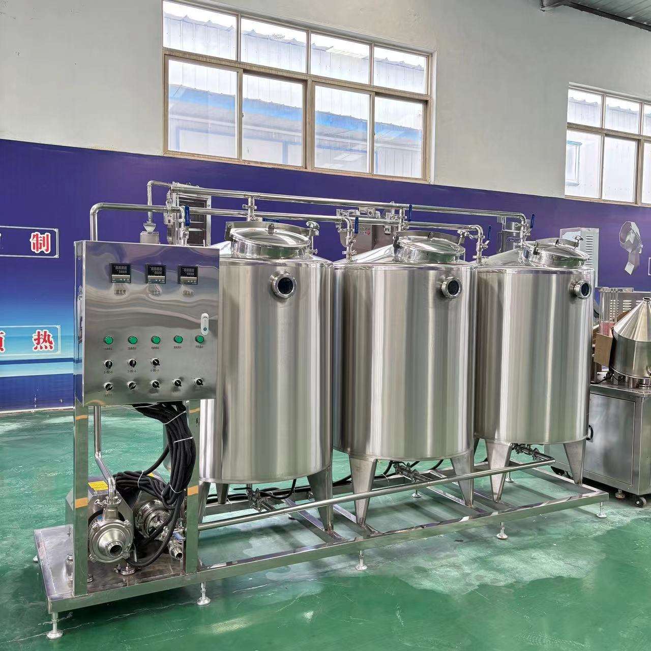 化学厂专用清洗机啤酒罐体管道清洗机纯净水清洗设备移动式清洗车