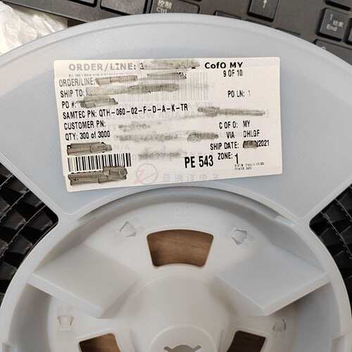 QTH-060-02-F-D-A-K-TR连接器申泰间距0.5mm镀金板对板120pin公座