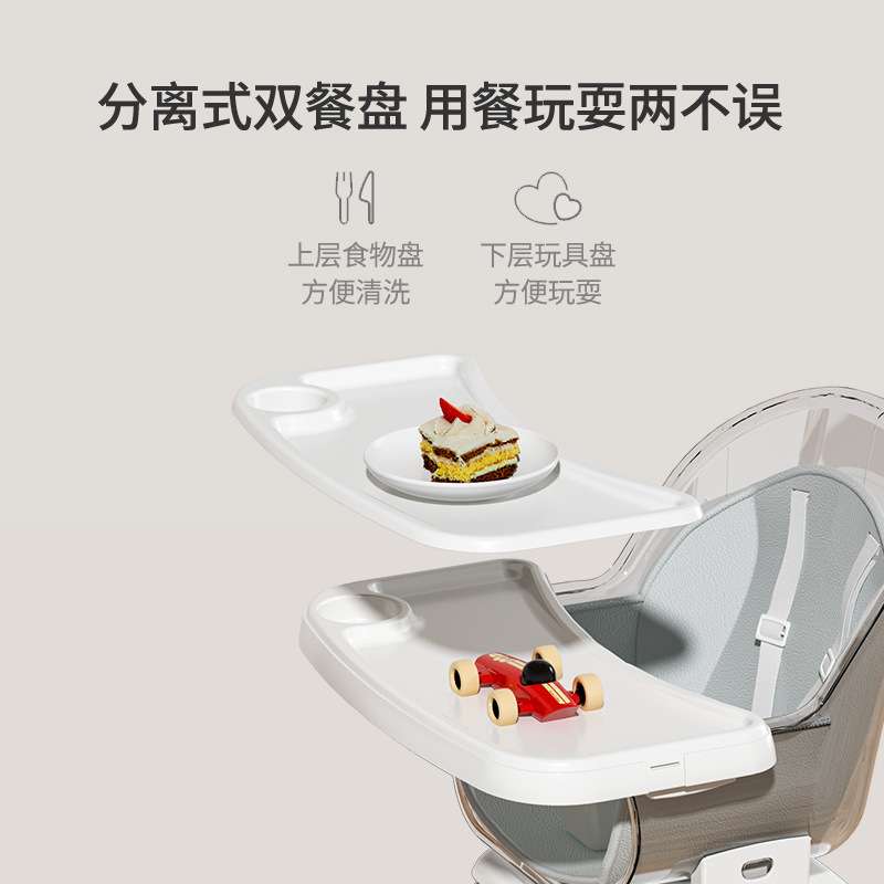 儿童餐椅婴儿实木家用多功能吃饭桌 可调节便携式宝宝餐桌椅座椅