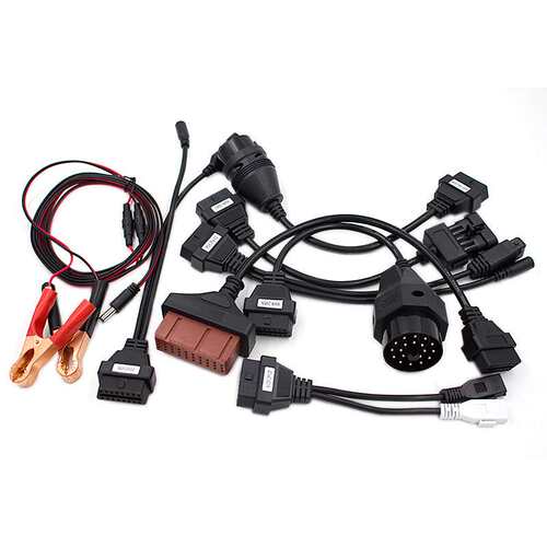 Full set 8PCS Car Cable小车线八合一 OBD2转接线汽车检测维修线