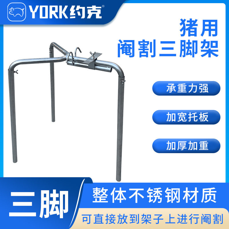 约克(YORK)猪用三脚阉割架阉割仔猪用阉割架仔猪去势支架