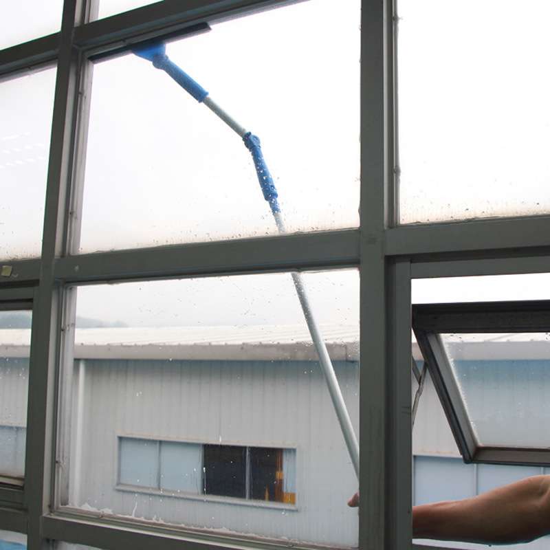 厂家直销 调向玻璃刮 伸缩铝杆高楼擦窗器 刮水清洁工具套装