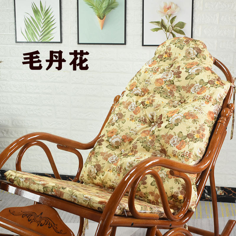 真藤摇椅可拆洗海绵坐垫摇摇椅坐垫座垫躺椅逍遥椅垫子靠垫加厚