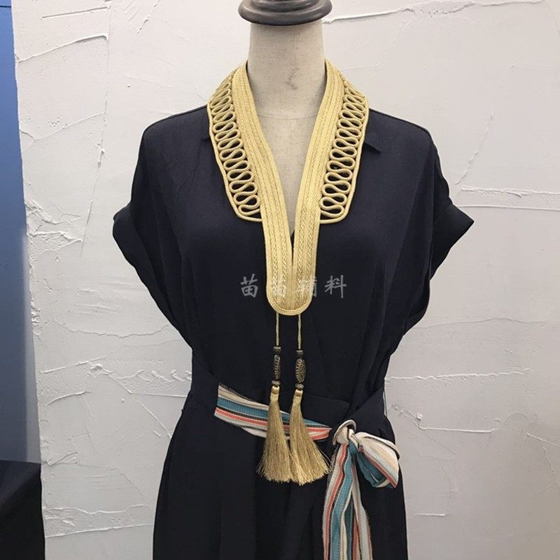 苗苗辅料 手工高档衣领装饰品 领花