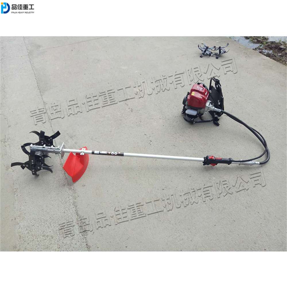 家用电动小型除草机 园林松土锄草工具 便携式果园大棚打草机