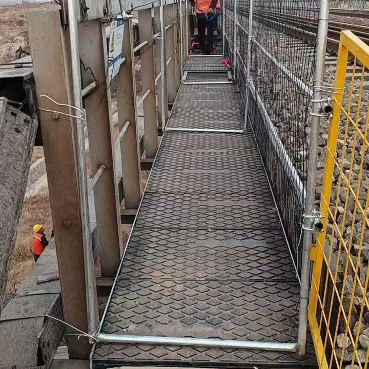 乾东桥梁轻质人行板 铁路橡胶挡渣块 挡砟墙 橡胶板 桥梁步行道板