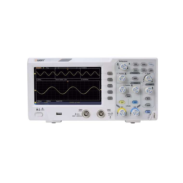 OWON利利普20M数字示波器SDS1022双通道波形存储