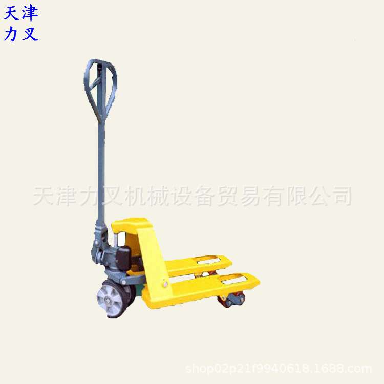 供应超短型手动液压车 叉长0.6米油压升降小铲车2.5吨托盘地老虎