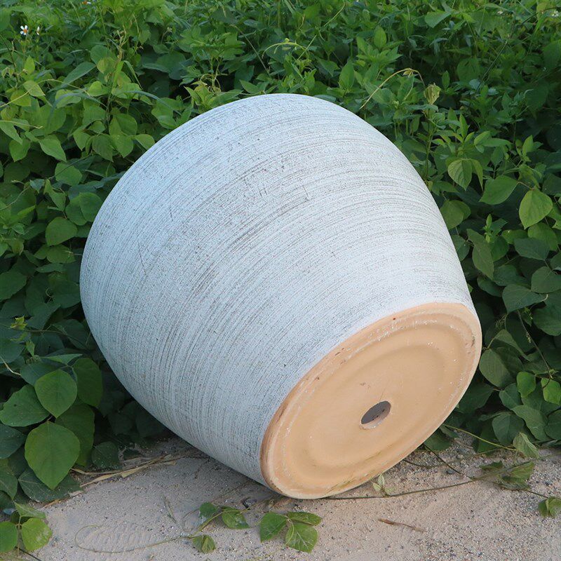 简约户外阳台种树盆特大大号超大花盆陶瓷发财树盆大口径45cm55cm