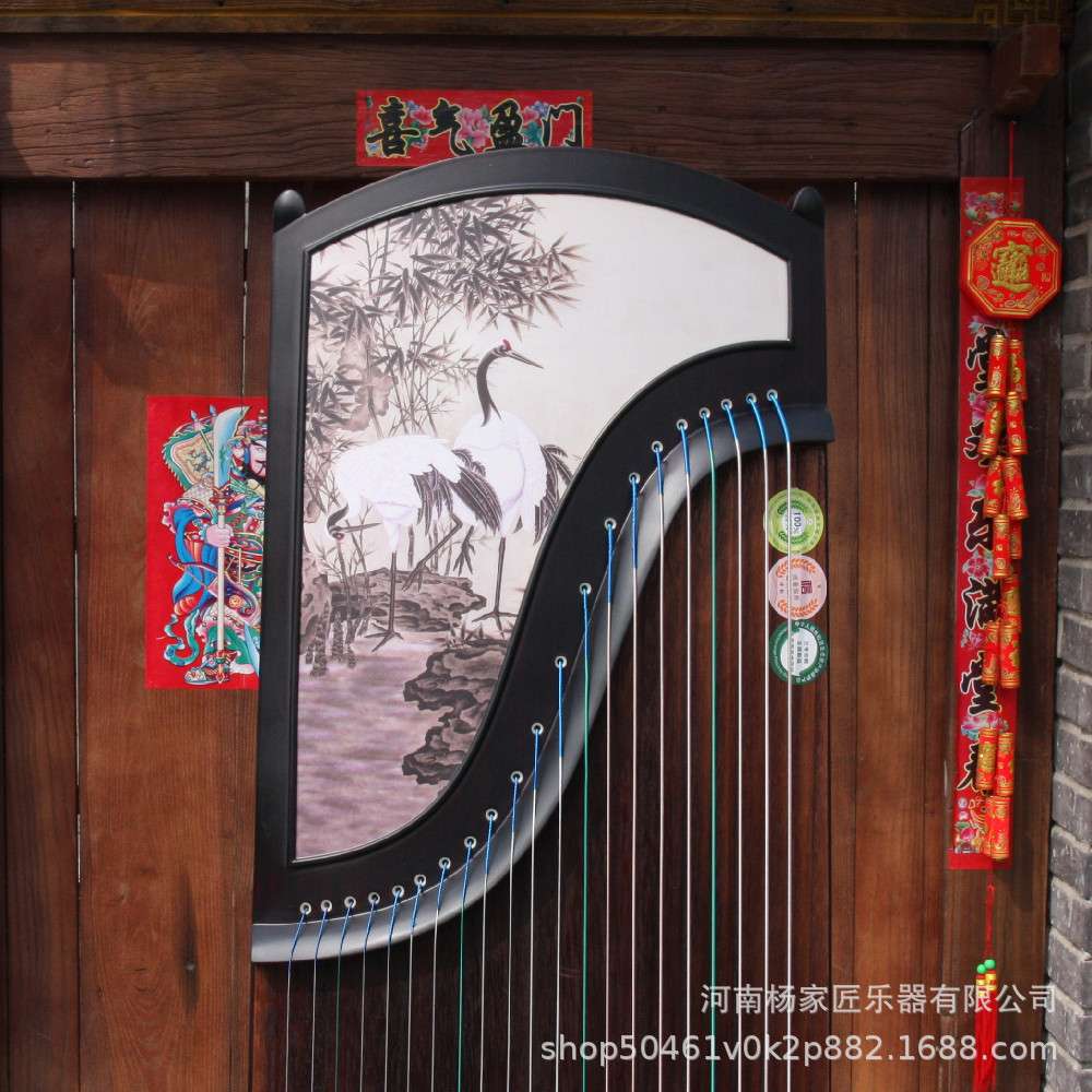 杨家匠古筝厂家 古筝新款桐木古筝演奏弹拨乐器多图混批可弹奏
