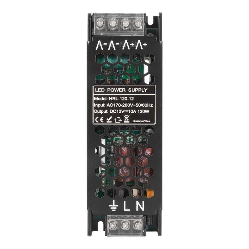 LED黑金刚长条开关电源12v120w 灯条灯带10A低压直流稳压电源