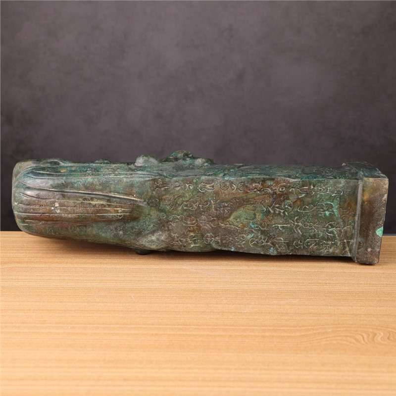 春秋青铜器龙头车马件老式玄关新中式手工高档河南博物馆馆藏