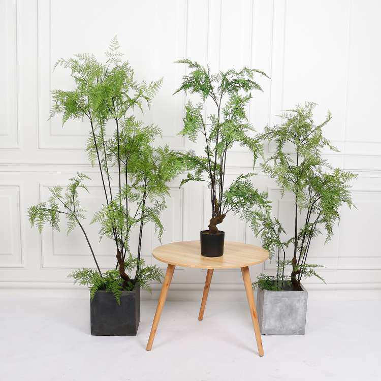 高档仿真蕨草植物盆景 客厅大型仿真蕨树盆栽 装饰假树 摄影道具
