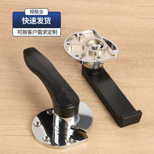 PL-85锌合金门把手工业机械设备迫紧密封门锁密闭压紧拉手