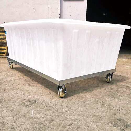 1200L塑料方箱 1500L推布车内胆 印染厂周转方桶 1800L布草车