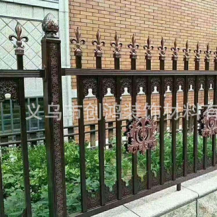 铝栏杆护栏围墙铝艺别墅阳台花园护栏锌钢栅栏户外欧式简约风户外