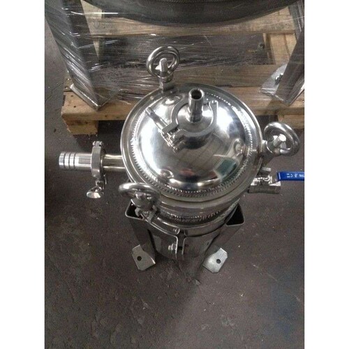 单袋过滤器1P4S 工业微型袋式水过滤器 304不锈钢精密过滤器