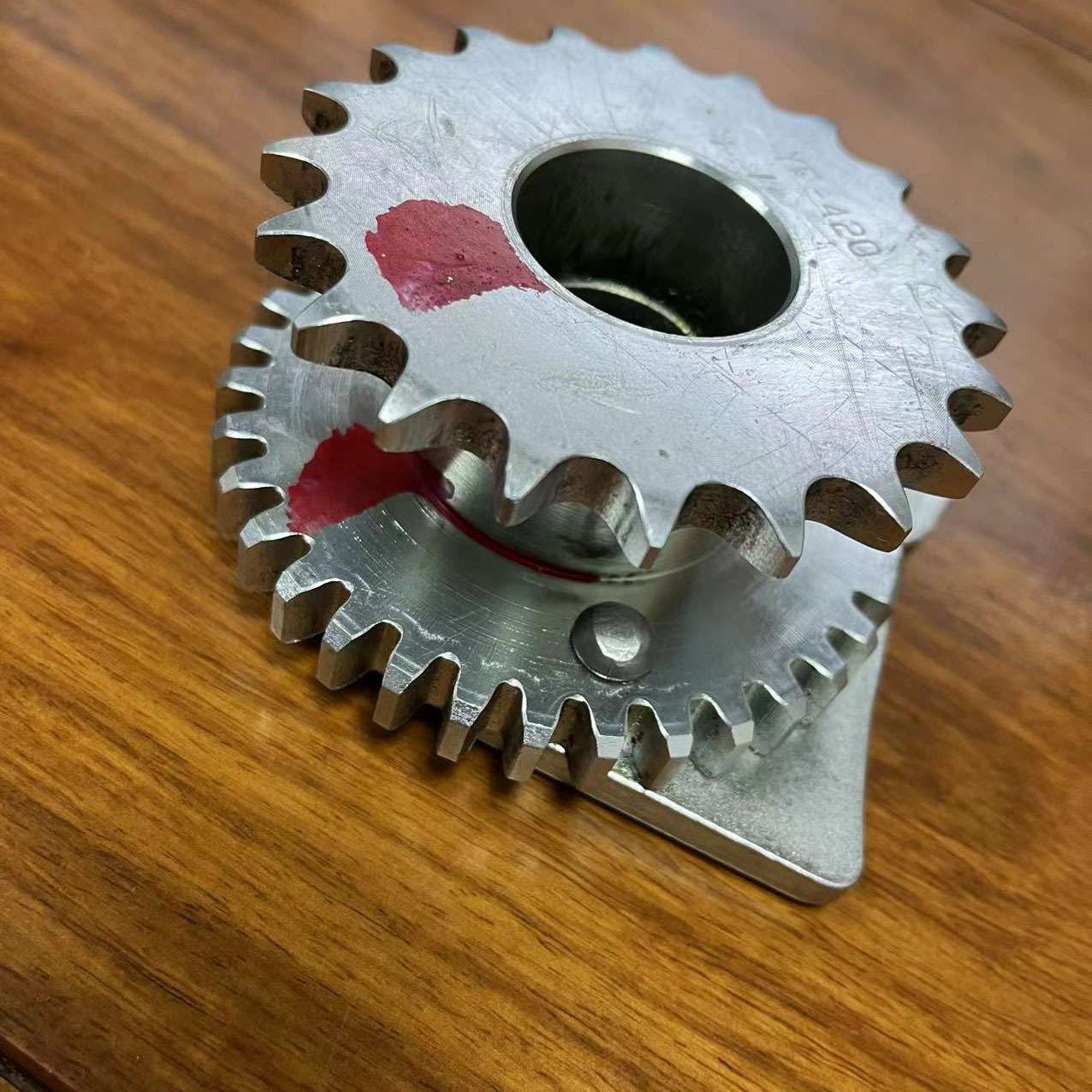 精密工业非标链条齿轮高硬度工业传动45号钢链条齿轮非标链轮